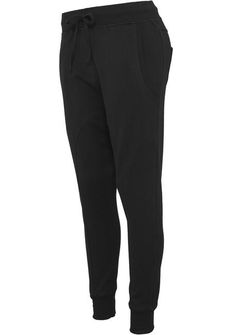 Жіночі легкі флісові спортивні штани Urban Classics Sarouel, чорні