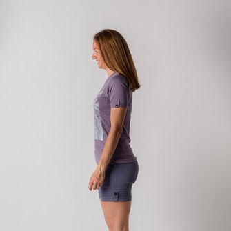 Northfinder жіноча активна футболка JAYLEEN, фіолетова