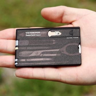 Багатофункціональна картка Victorinox SwissCard 10in1 чорна