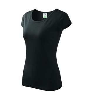 Жіноча футболка Malfini Pure, чорна, 150 г/м2