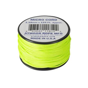 ATWOOD® Micro Rope (125 футів) - неоново-зелений (MCCB24)
