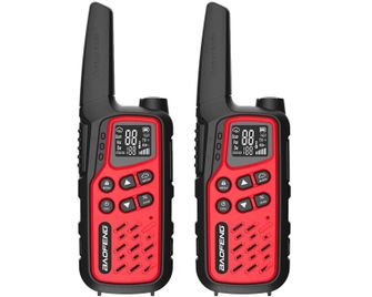 Baofeng радіостанція BF-T25E PMR радіо 2 шт. - червона