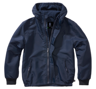 Дитяча куртка-вітровка на блискавці Brandit, темно-синій