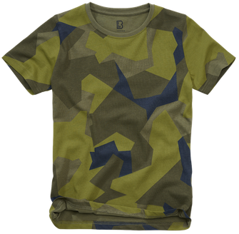 Brandit дитяча футболка з коротким рукавом, шведський камуфляж