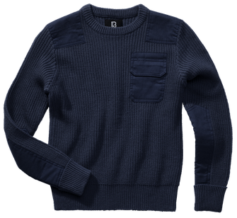 Дитячий пуловер Brandit BW, темно-синій