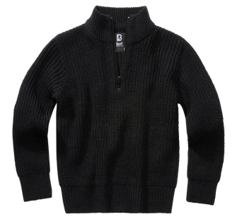 Brandit дитячий пуловер морський Troyer, чорний