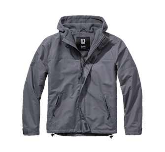 Куртка-вітровка Brandit Frontzip Windbreaker, антрацит