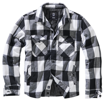 Куртка Brandit Lumber, біло-чорна