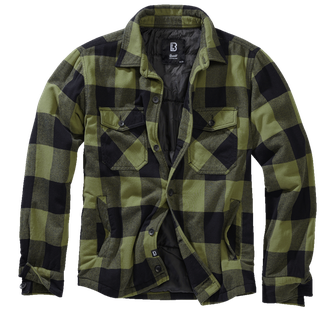Куртка Brandit Lumber, чорний+оливковий