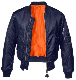 Куртка пілота бомбардувальника Brandit MA1, темно-синій