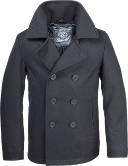 Чоловіче пальто Brandit Pea Coat, чорне