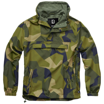 Літня куртка-вітровка Brandit, шведський камуфляж M90