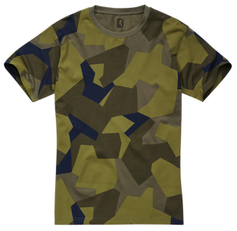 Brandit tričko, шведський камуфляж M90