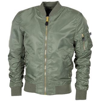 Льотна куртка MFH American MA1, колір - зелений