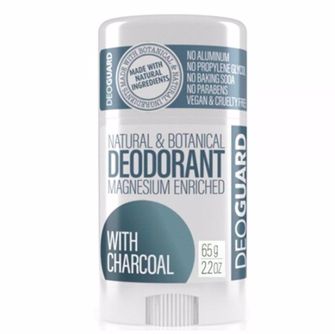 DEOGUARD твердий дезодорант, активне вугілля 65г