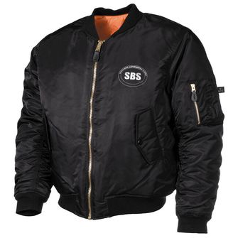 DRAGOWA MA1 бомбер куртка SBS - Security, чорна