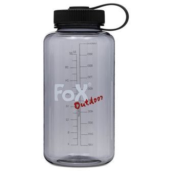 Пляшка для пиття Fox Outdoor з широким горлом 1 л, Tritan, сіра