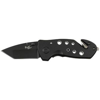 Fox Outdoor Knife Jack одноручний, чорний, з металевою ручкою