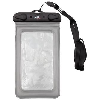 Чохол для смартфона Fox Outdoor Waterproof, прозорий, чорний
