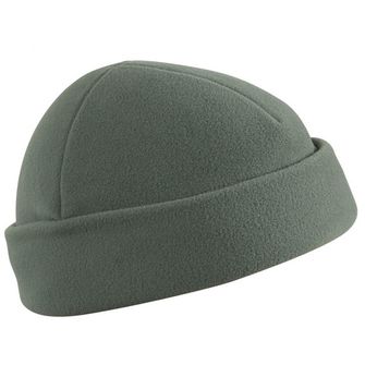 Флісова шапка Helikon, зелена з листям