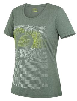 Жіноча функціональна футболка Husky Tash L зелена