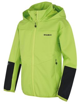Дитяча куртка-софтшелл Husky Sonny K яскраво-зелена