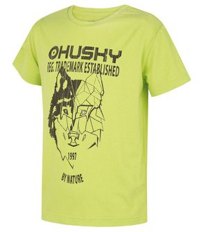 Функціональна футболка Husky Kids Tash K яскраво-зелена