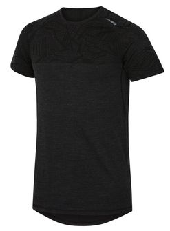Термобілизна Husky Merino Чоловіча футболка з коротким рукавом чорна