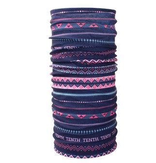 Багатофункціональний шарф Printemp в рожеву трикутну смужку, UNI