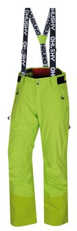 Чоловічі гірськолижні штани Husky Mitaly M виразно зеленого кольору