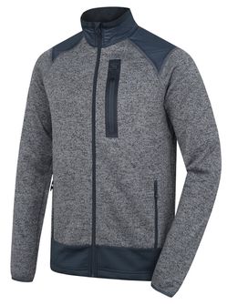 Чоловічий флісовий светр на блискавці HUSKY Alan M, сірий/антрацит