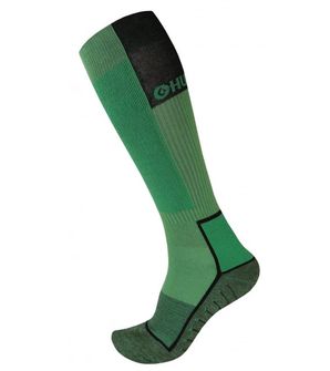 Шкарпетки Husky Snow-ski зелені/чорні