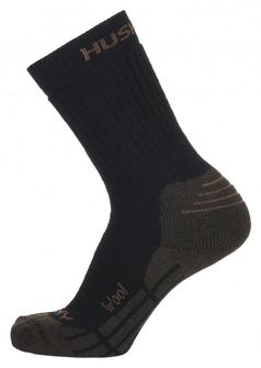 Шкарпетки з вовни хаскі коричневі