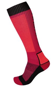 Шкарпетки Husky Snow Wool рожеві/чорні