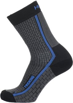 Шкарпетки Husky Trekking Socks антрацит/синій