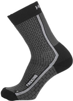 Шкарпетки Husky Trekking Socks антрацит/сірий
