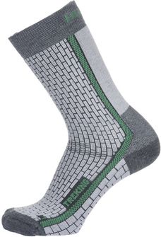 Шкарпетки Husky Trekking Шкарпетки сірі/зелені