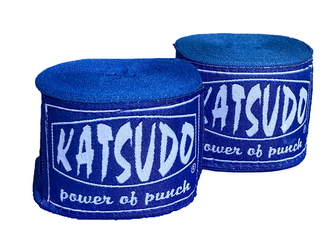 Katsudo бокс пов'язки еластичні 350см, сині