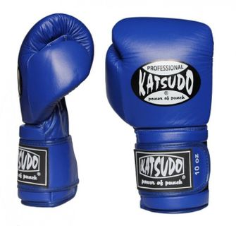 Боксерські рукавички Katsudo Professional II, сині