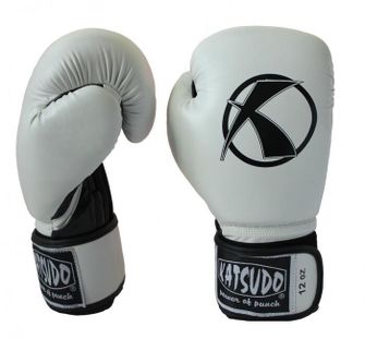 Боксерські рукавички кацудо Punch, білі