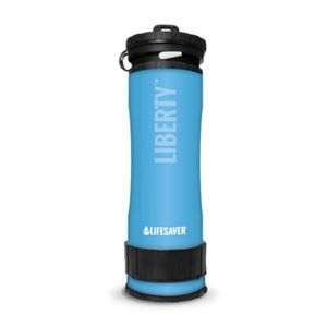 Пляшка для фільтрації та очищення води Lifesaver, 400 мл, синя