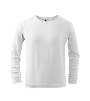 Дитяча футболка з довгим рукавом Malfini Fit-T LS, біла