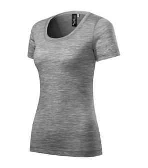 Malfini Мерино Райз жіноча коротка футболка, темно-сірий меланж