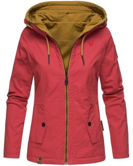 Marikoo CHUU Жіноча перехідна двостороння Softshell куртка 2в1, червона