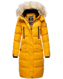 Жіноча зимова куртка Marikoo з капюшоном Schneesternchen, жовта