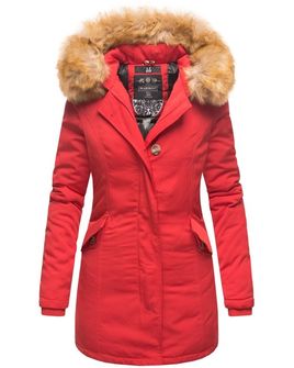 Marikoo Karmaa жіноча зимова куртка з капюшоном, червона