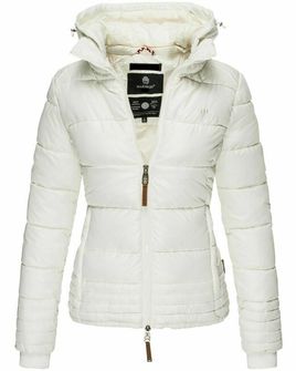 Marikoo SOLE Жіноча зимова куртка з капюшоном, біла