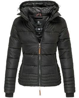 Marikoo SOLE Жіноча зимова куртка з капюшоном, чорна
