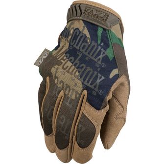 Тактичні рукавички Mechanix Original woodland camo