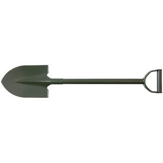 Лопата MFH, тип I, зелена, D-подібна ручка, сталь